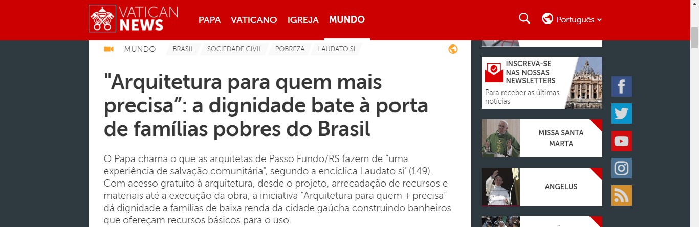 Arquitetura para quem mais precisa